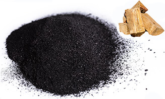 Wood powdered activated carbon
